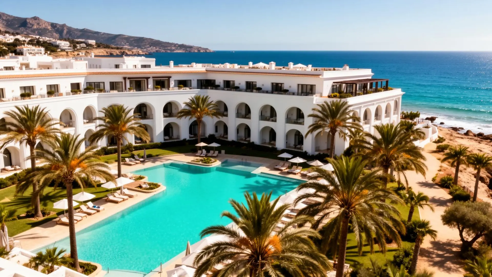 Luxury Mediterranean seafront hotel in Spain